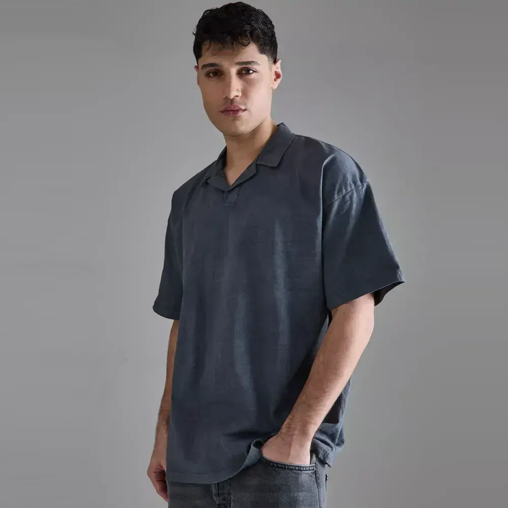 Oversized Revere Wash Polo