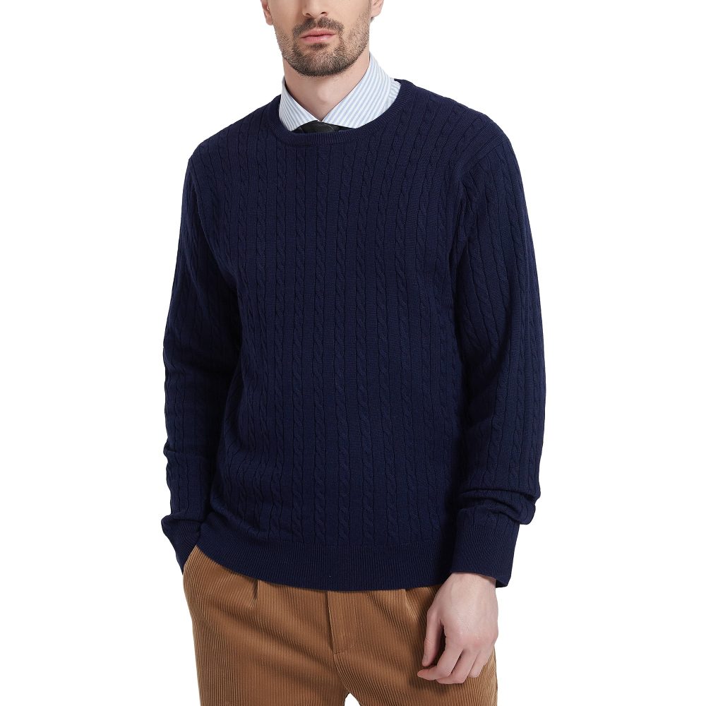 Crew Neck Casual Sweater